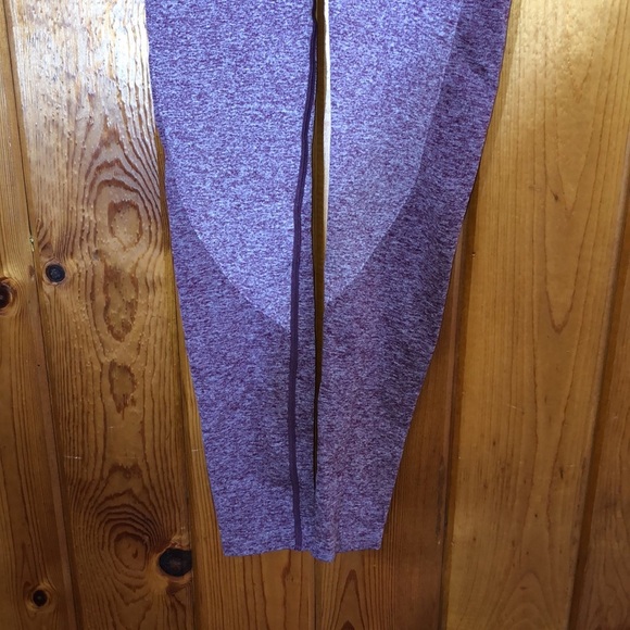 Gym Shark purple leggings Gymshark Spellout Waistband Leggings flex leggings - Picture 3 of 12